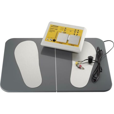 Wolfgang Warmbier PGT®120 Kit tester ESD A terra incl. Pedana, incl. Certificato di calibrazione