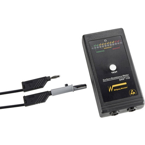 Wolfgang Warmbier SRM®110 ESD-Testgeräte-Set Oberflächenwiderstand, Ableitwiderstand inkl. Aufbewahr