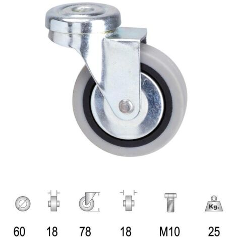Wolfpack 11110003 rueda para mobiliario