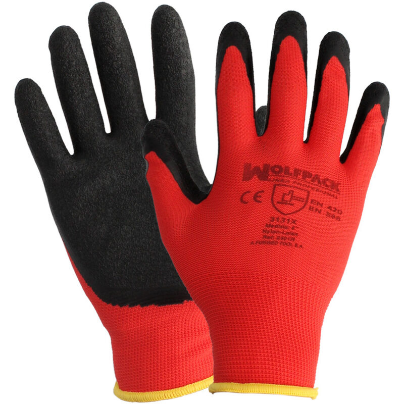 Guanti Gripflex in lattice/nylon taglia 9' (paio)