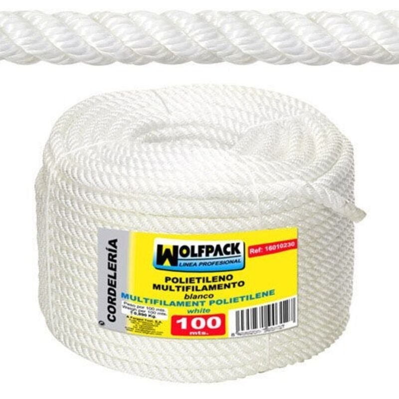 Corde Polypropylène Multifilament (Rouleau 100 m.) 8 mm.