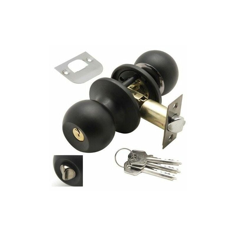 Bouton de porte Wolfpack clé avec entrée de phrase noire