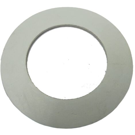 WOLFPACK 4100445 Guarnizione Valvola Piatta, 80 mm, Colore: Bianco