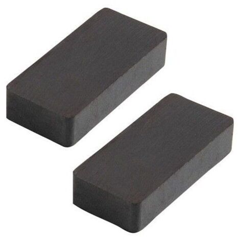 Wolfpack – Aimant permanent ferrite rectangulaire 45x20x8 mm – Blister de 2 unités – Pour applications domestiques spécifiques