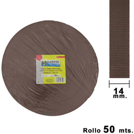 Wolfpack Brown Blind Tape 14 mm. Rolle 50 Meter