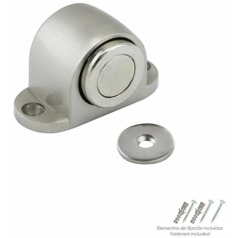 Wolfpack – Butoir de porte magnétique extra puissant en acier inoxydable – Pour portes lourdes – Installation facile avec vis et chevilles