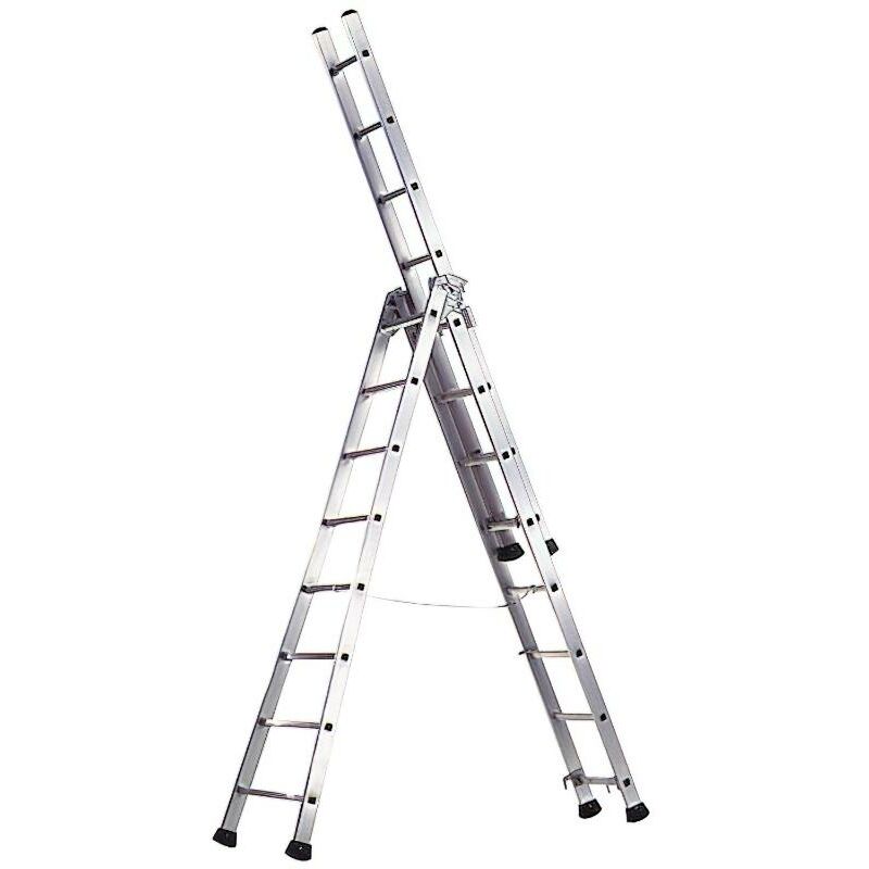 

Wolfpack - Escalera aluminio industrial pronor 3 tramos.12+12+12 peldaños