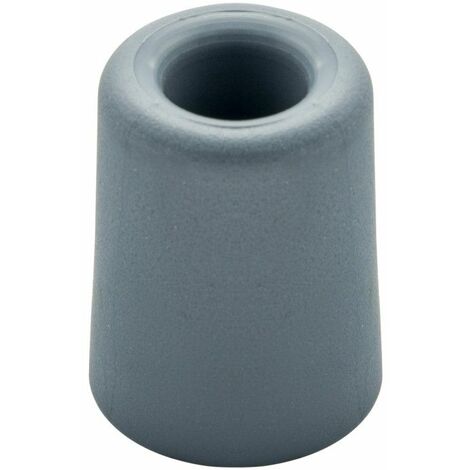 Wolfpack – Grand arrêt de porte amortissement extra fort Ø 38 x 50 mm – Caoutchouc dur pour sols délicats – Inclus cheville et vis de fixation 60 mm