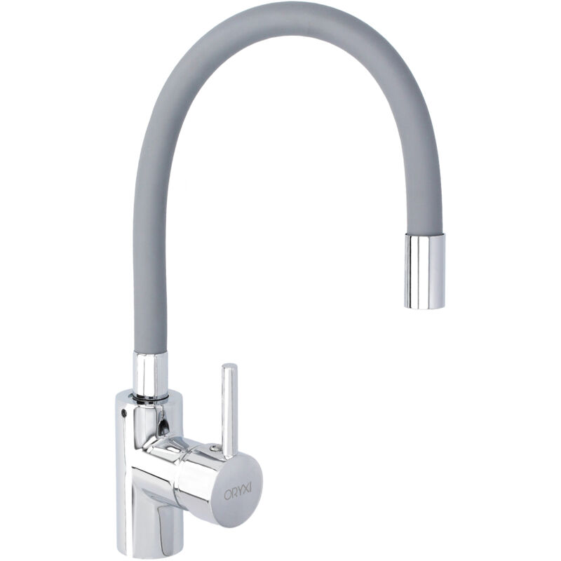 

Monomando Fregadero Flexible Caño Alto