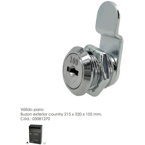 WOLFPACK LINEA PROFESIONAL 03081238 SATURNIA Cerradura Recambio para Buzon Country, Multicolor