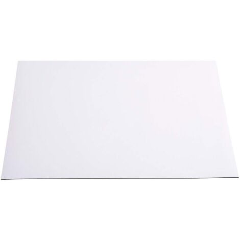 WOLFPACK LINEA PROFESIONAL 5411193 Lavagna Magnetica in PVC Bianco 210 x 305 x 1 mm, 31x22x1 cm