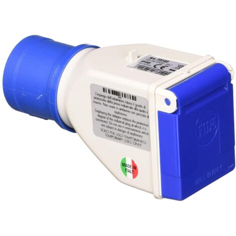 WOLFPACK LINEA PROFESIONAL adaptador industrial cetac schuko simple 2p con tapa