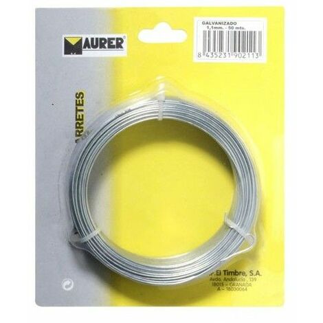 WOLFPACK LINEA PROFESIONAL alambre galvanizado 0,70mm / 2 (rollo 100 metros)