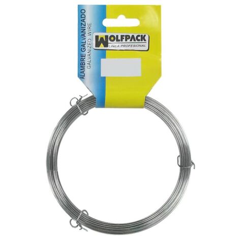 WOLFPACK LINEA PROFESIONAL Alambre Galvanizado (Rollo 500 Gramos) WIRE-WIRE