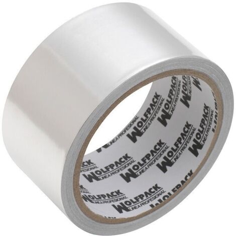 WOLFPACK LINEA PROFESIONAL Aluminium-Klebeband 48 mm. x 10 m. 66 Mikron