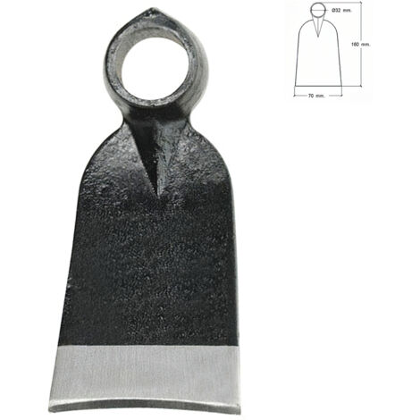 WOLFPACK LINEA PROFESIONAL azada forjada sin mango 343/  310 gramos