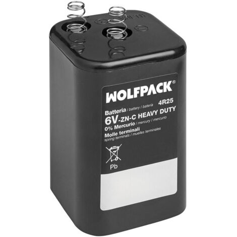 WOLFPACK LINEA PROFESIONAL bateria para baliza señalizacion 6v