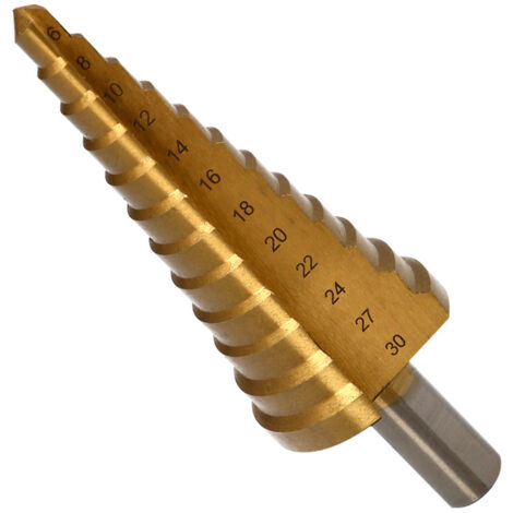 WOLFPACK LINEA PROFESIONAL broca hss escalonada ø 6 a 30 mm.