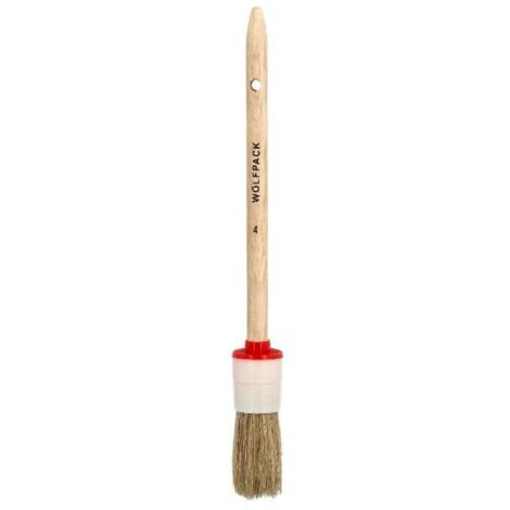 WOLFPACK LINEA PROFESIONAL brocha brico redonda cerda blanca nº 4