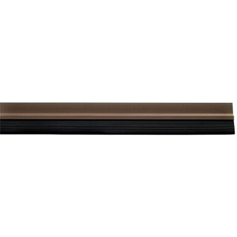 WOLFPACK LINEA PROFESIONAL burlete puerta pvc marron con goma 1 metro