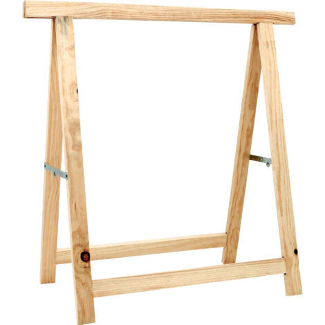 WOLFPACK LINEA PROFESIONAL caballete madera de pino macizo 74x74cm alto