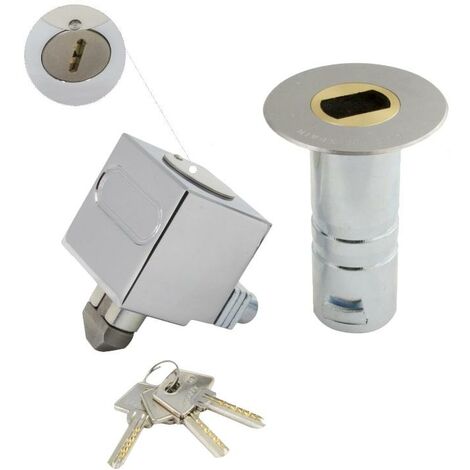 WOLFPACK LINEA PROFESIONAL candado empotrar llave plana c-2 macho