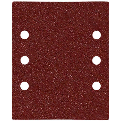 WOLFPACK LINEA PROFESIONAL Carta vetrata di ricambio con velcro 114x140 mm. Con fori Grana 180 (10 pezzi)