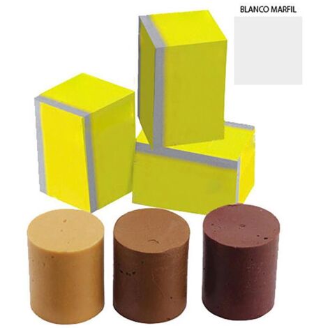 WOLFPACK LINEA PROFESIONAL cera repara madera  70 gr. blanco marfil