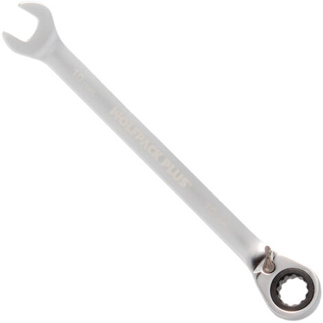 WOLFPACK LINEA PROFESIONAL Chiave combinata con cricchetto 10 mm. DIN 3113