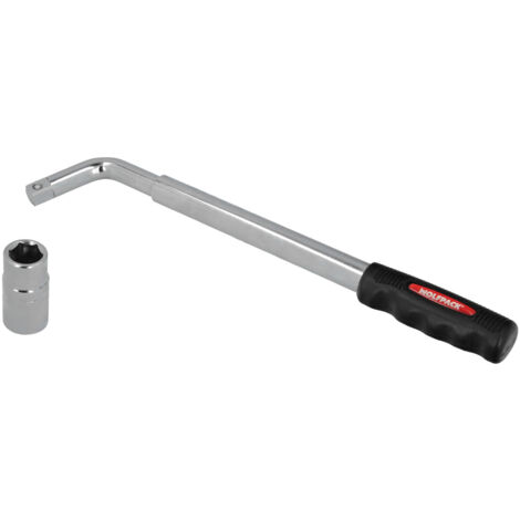 WOLFPACK LINEA PROFESIONAL Chiave per ruote estensibile de Auto 17x19 mm. Chiave a croce, chiave telescopica per pneumatici,