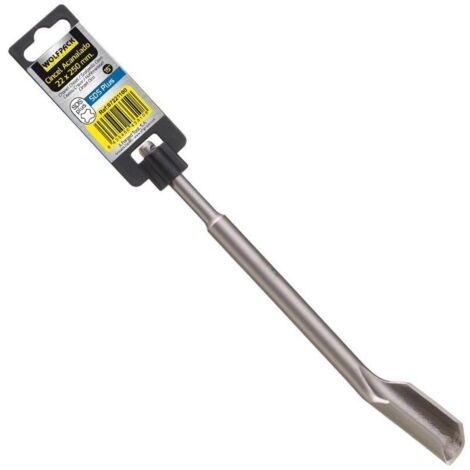 WOLFPACK LINEA PROFESIONAL cincel martillo sds plus acanalado 22x250 mm.
