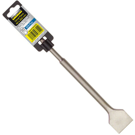 WOLFPACK LINEA PROFESIONAL cincel martillo sds plus plano 40x250 mm.