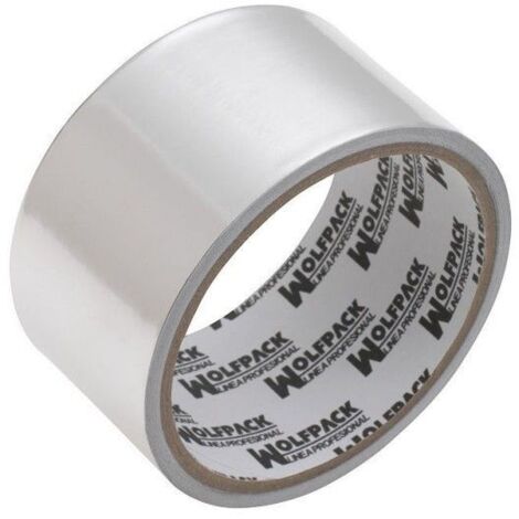 WOLFPACK LINEA PROFESIONAL cinta adhesiva aluminio 48 mm. x  5 m. 66 micras