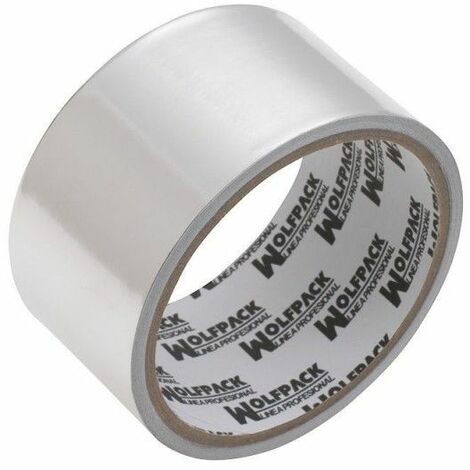 WOLFPACK LINEA PROFESIONAL cinta adhesiva aluminio 48 mm. x  5 m. 66 micras
