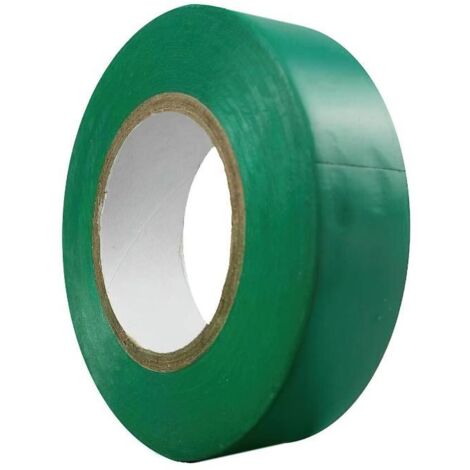 WOLFPACK LINEA PROFESIONAL cinta aislante 20 m. x 19 mm. verde uso doméstico