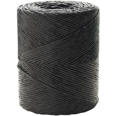 WOLFPACK LINEA PROFESIONAL cuerda rafia bobina 750 gramos color negro