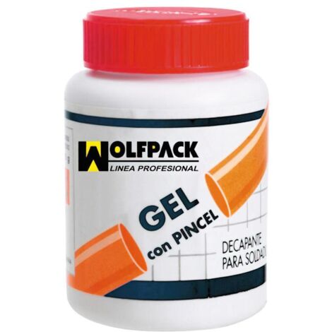 WOLFPACK LINEA PROFESIONAL decapante cobre gel wolfpack 100 gramos.