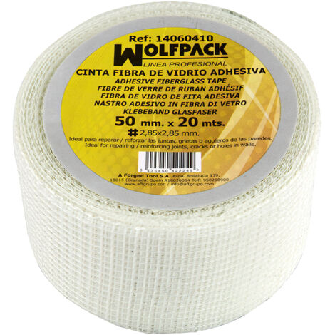 WOLFPACK LINEA PROFESIONAL Glasfaserklebeband 50 mm. x 20 m.