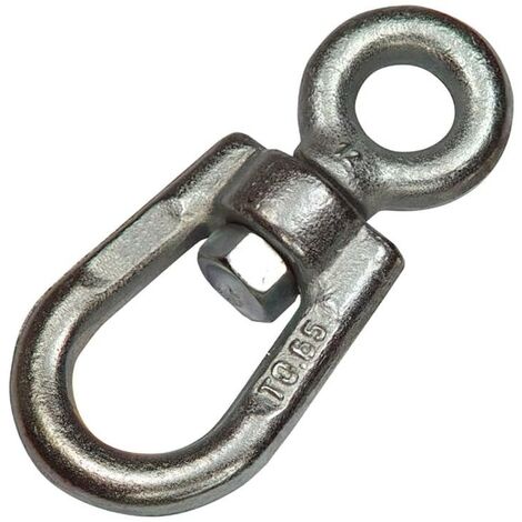 WOLFPACK LINEA PROFESIONAL grillete giratorio simple acero 12 mm.