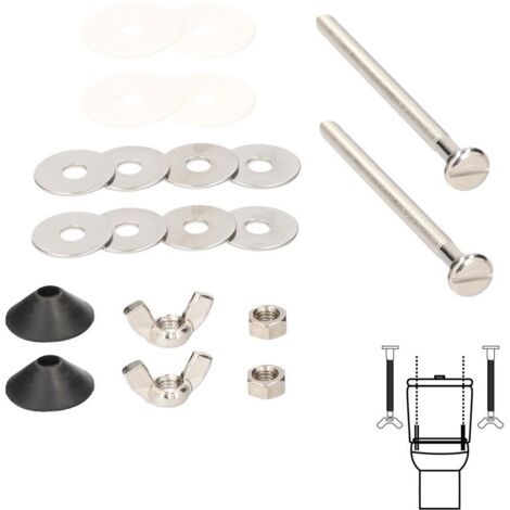 WOLFPACK LINEA PROFESIONAL - Kit Fiajcion Sanitario Cisterna / Inodo 6x90 (2 Pcs.)