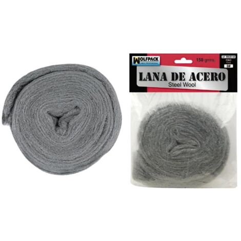 WOLFPACK LINEA PROFESIONAL lana de acero   150 gr.      0 fino