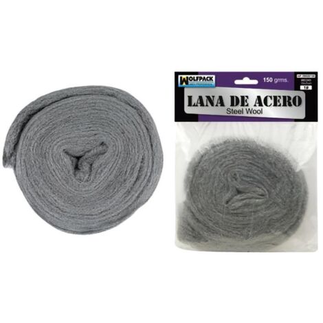 WOLFPACK LINEA PROFESIONAL lana de acero   150 gr.      1 medio