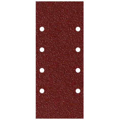 WOLFPACK LINEA PROFESIONAL Lija Recambio Con Velcro 93x228 mm. con Agujeros Grano 40 (10 Piezas)