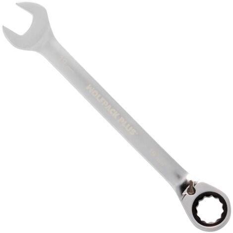 WOLFPACK LINEA PROFESIONAL llave combinada con carraca 19 mm. din 3113