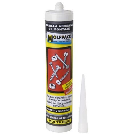 WOLFPACK LINEA PROFESIONAL - Montage Spachtel Fix Kleber 310 cm³.