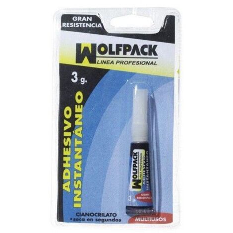 WOLFPACK LINEA PROFESIONAL pegamento ciano acrilato wolfpack  3 gramos