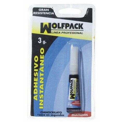 WOLFPACK LINEA PROFESIONAL pegamento ciano acrilato wolfpack  3 gramos