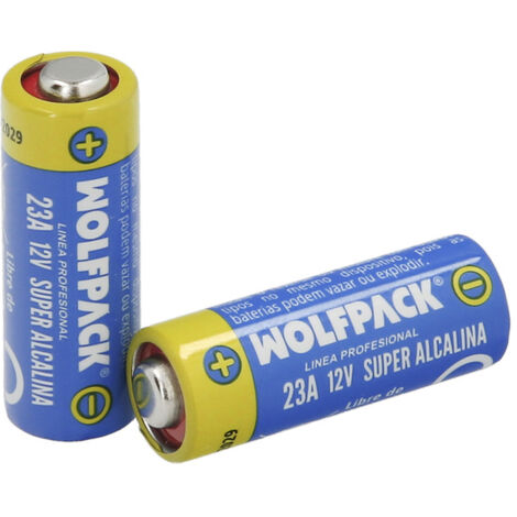 WOLFPACK LINEA PROFESIONAL pila alcalina 12v - e23a (blister 2 piezas)