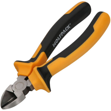 WOLFPACK LINEA PROFESIONAL Pinze per taglio diagonale 175 mm. Acciaio DIN 5749 Spellafili, Tagliafili, Spelafili