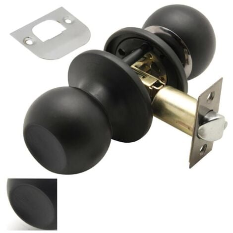 WOLFPACK LINEA PROFESIONAL pomo puerta wolfpack sencillo negro para pasillo